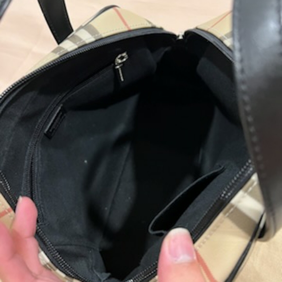 Vintage Burberry Bowling bag purse - Picture 5 of 6